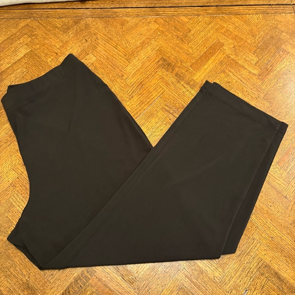 Susan Graver Essential Casual Lightweight Black Pants Sz.LP - Picture 1 of 5